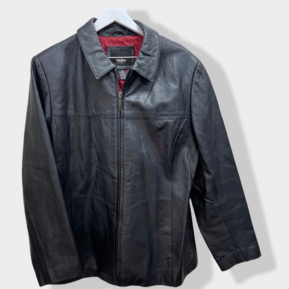 Mossimo Black Leather Jacket 